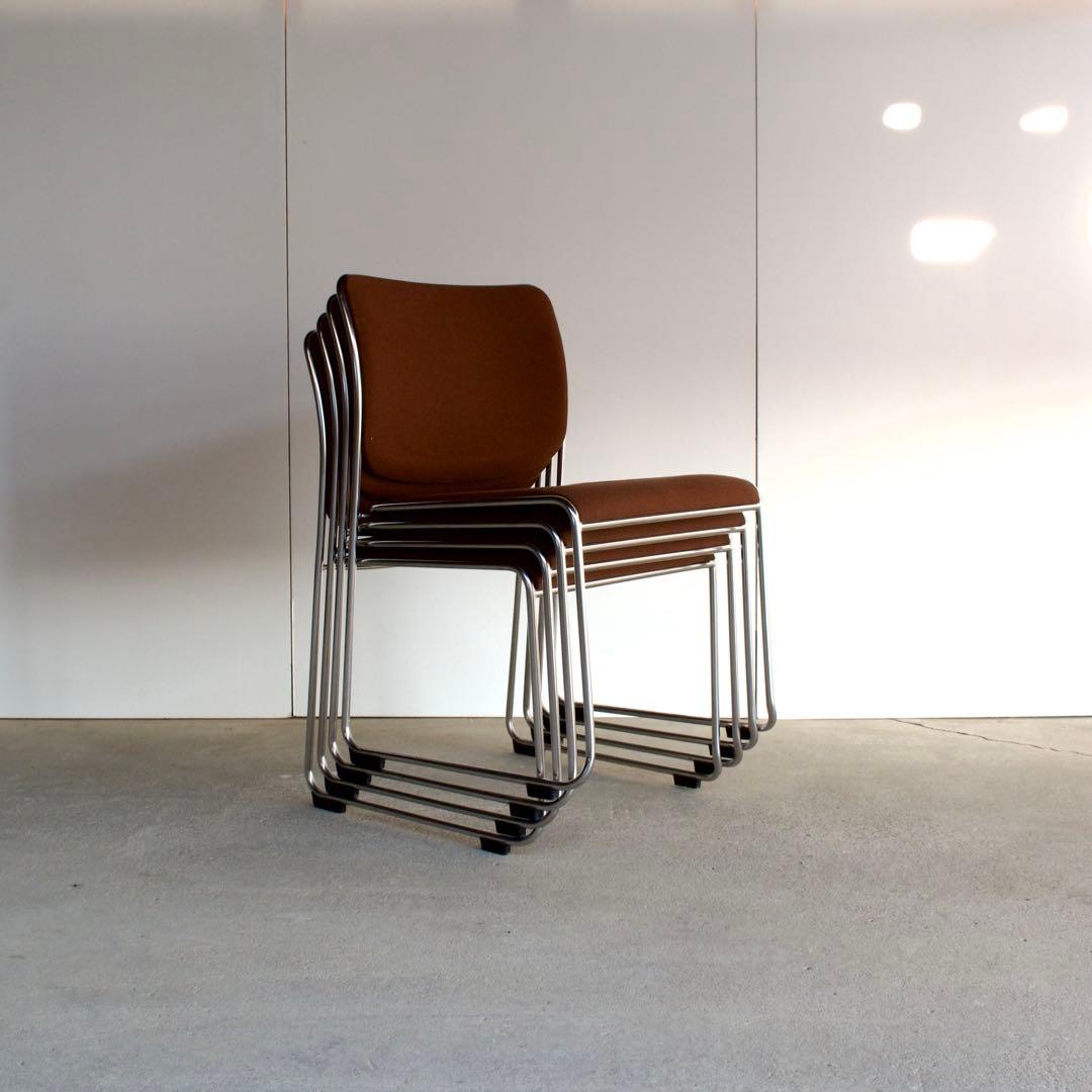 イトーキ　スタッキングチェア　ビンテージ　ミッドセンチュリー　レトロ