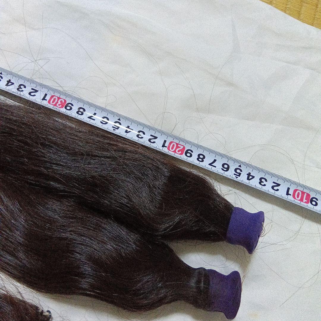 連休限定出品　日本髪　人毛　かもじ　一式　島田　桃割れ　銀杏返し