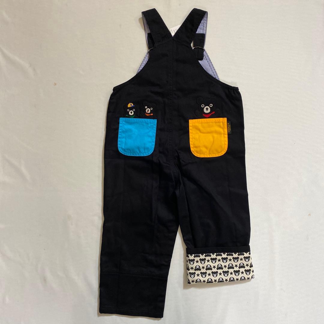 ★新品★MIKI HOUSE/ダブルビー★L(90-100)★オーバーオール