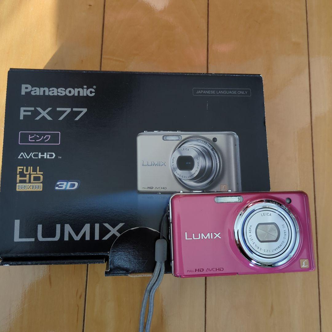 【Bamiki】Panasonic LUMIX FX77 ピンク　中古品