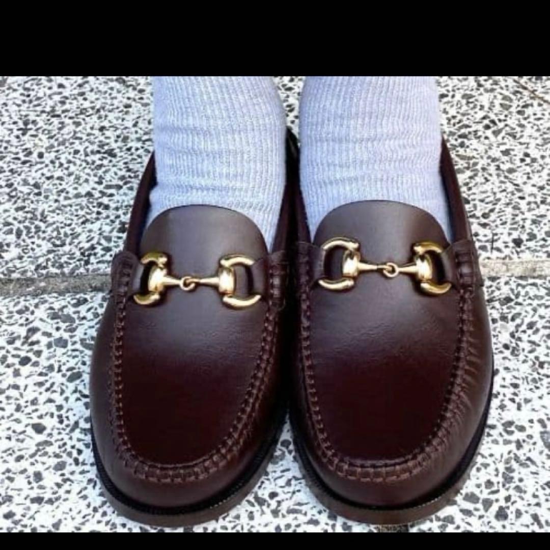 新品同様　前足裏張済 アルテサノス ビットローファー 38 ブラウン 24.5