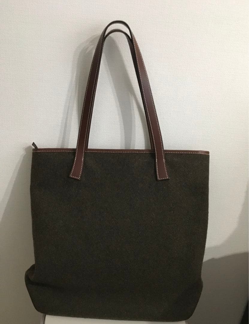 ソメスサドル　メンズ　ウールレザー　トートバッグ