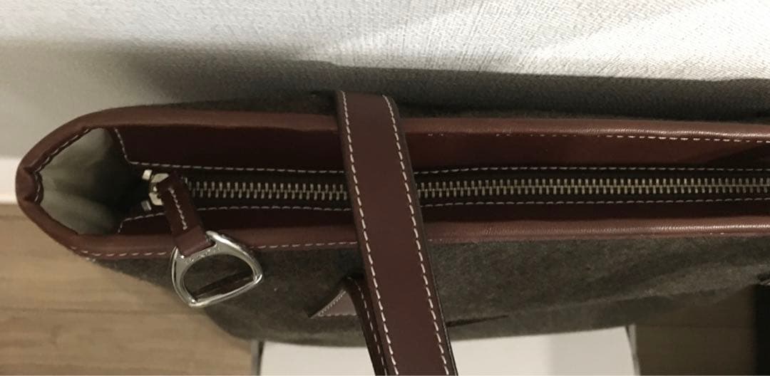 ソメスサドル　メンズ　ウールレザー　トートバッグ