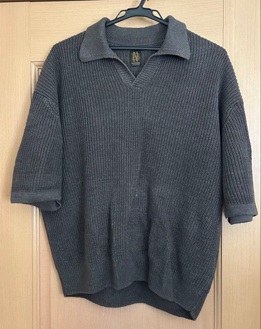 トップス FADE COLOR LINEN HALF SLEEVE SKIPPER