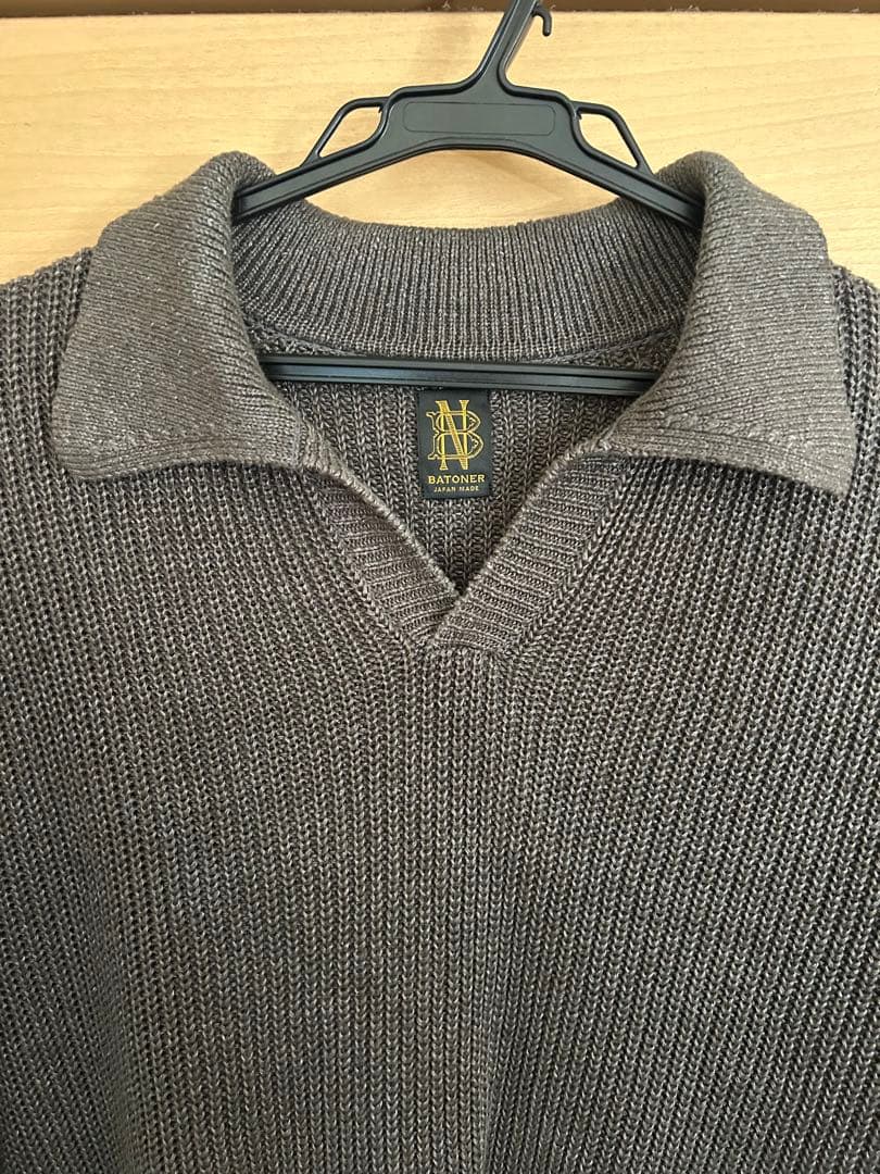 トップス FADE COLOR LINEN HALF SLEEVE SKIPPER