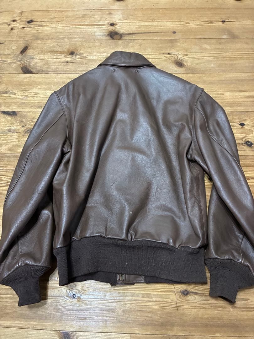 A-2フライトジャケット スコービルジップ