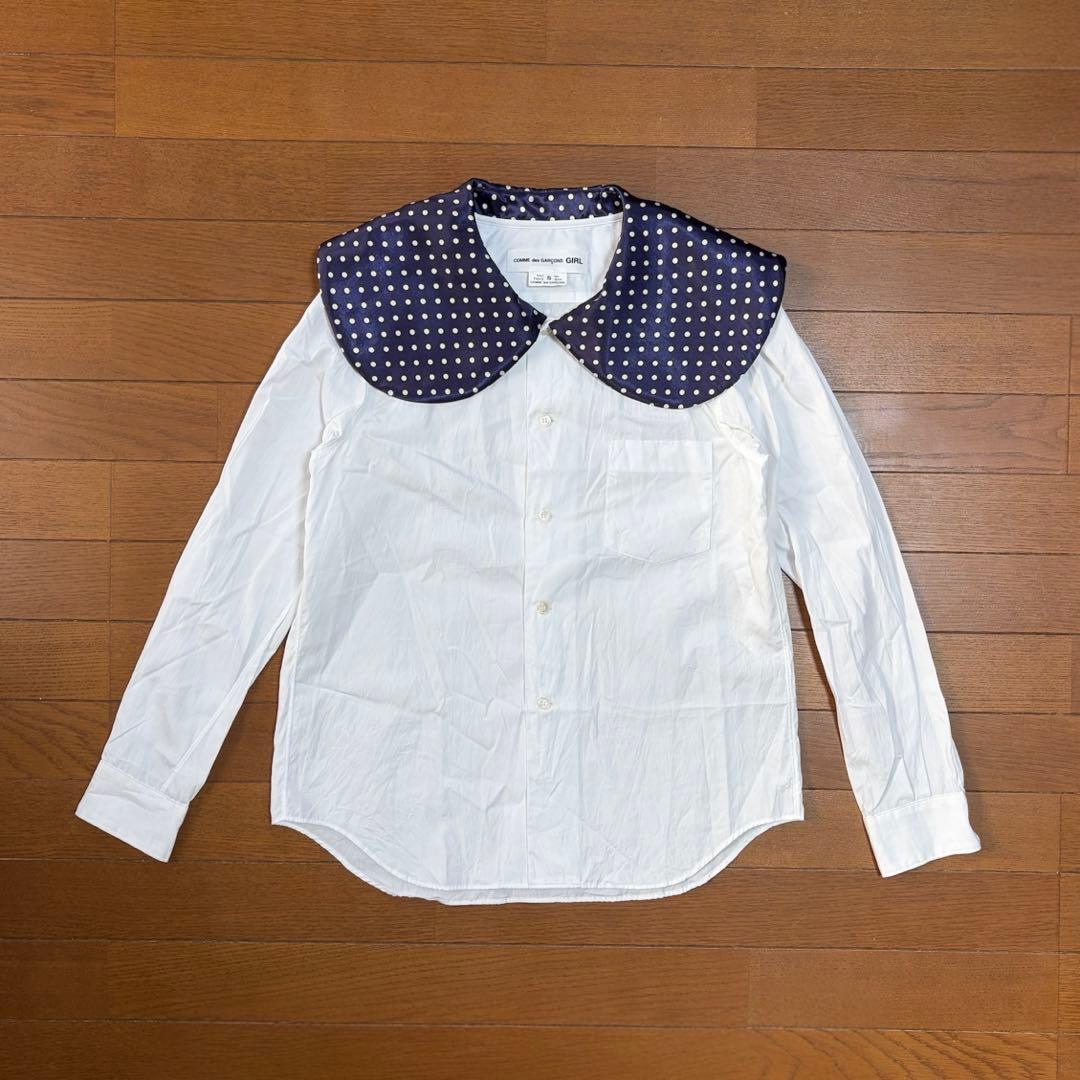COMME des GARÇONS GIRL 23ss ドット 水玉 ブラウス