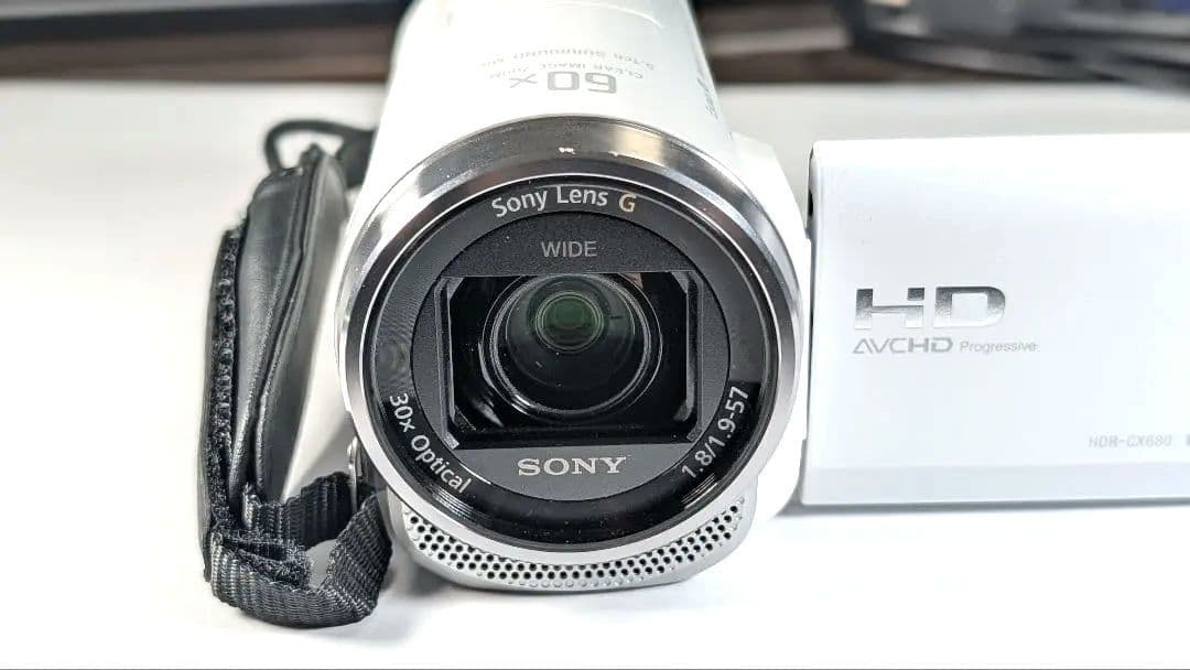 Sony HDR-CX680 デジタルカメラ（白）