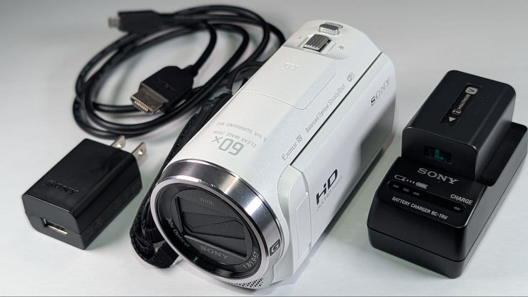 Sony HDR-CX680 デジタルカメラ（白）