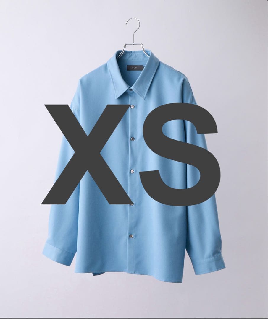 CLEL バルーン袖ルーズレギュラーカラーシャツ　XS②