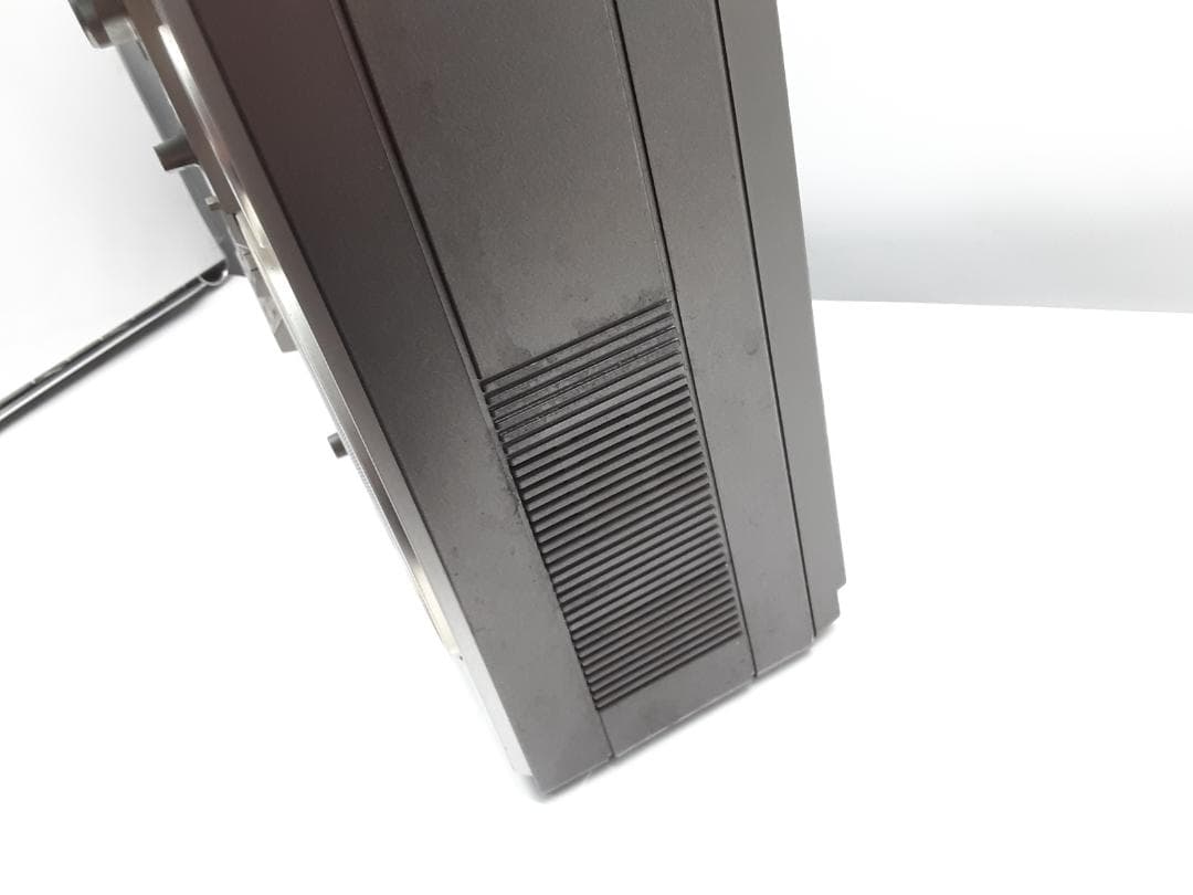 【希少】HITACHI レトロ　ラジカセ TRK-8600 ジャンク25-058