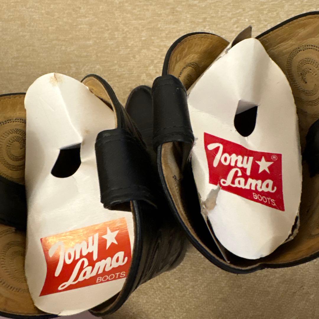 Tony Lama ブラック ウエスタンブーツ(ビンテージ)