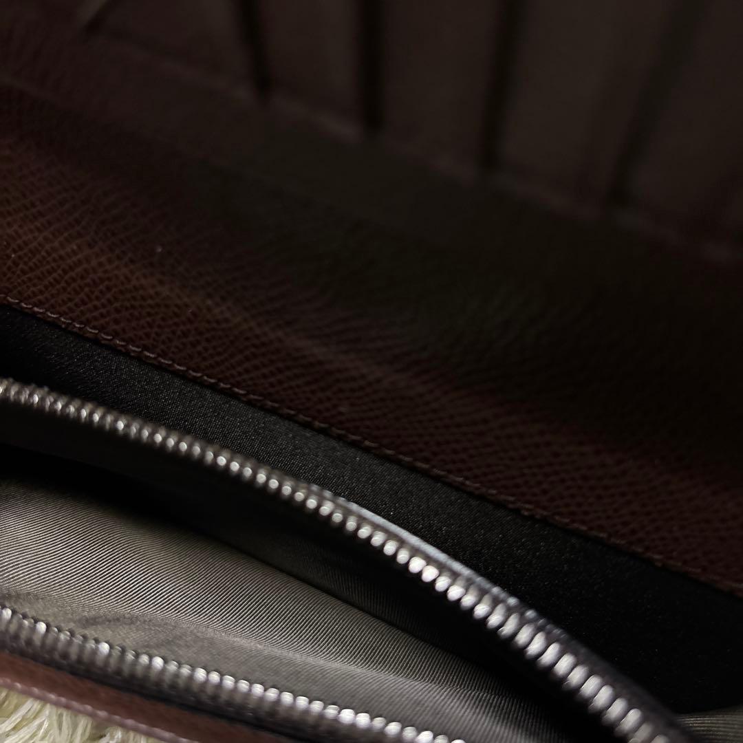 【ほぼ新品】 BALLY 長財布 サフィアーノ トレインスポッティング ブラウン