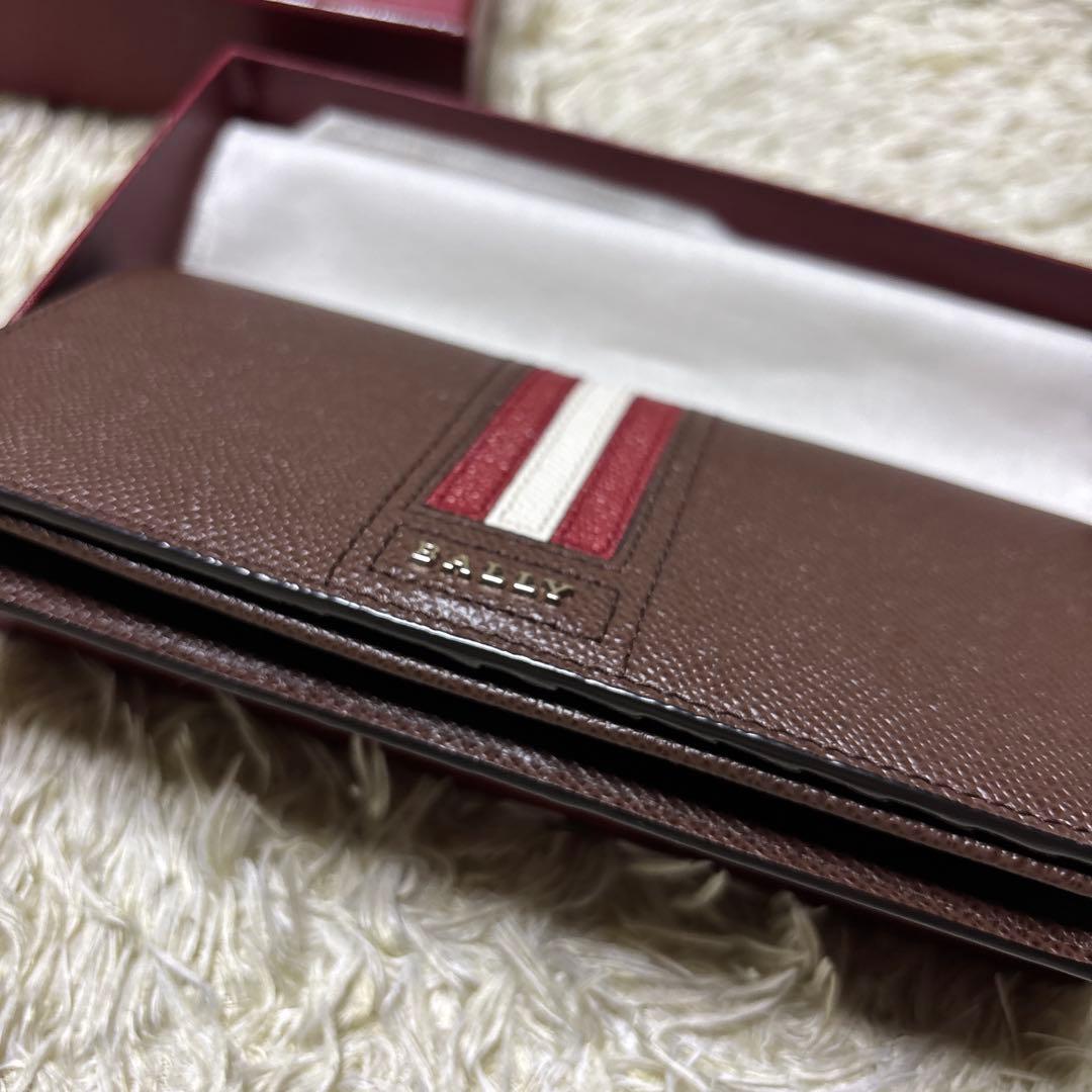 【ほぼ新品】 BALLY 長財布 サフィアーノ トレインスポッティング ブラウン