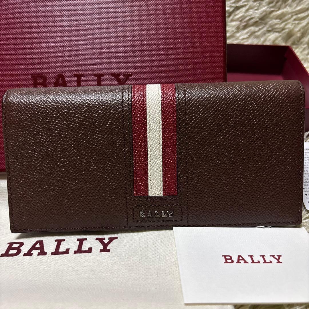 【ほぼ新品】 BALLY 長財布 サフィアーノ トレインスポッティング ブラウン