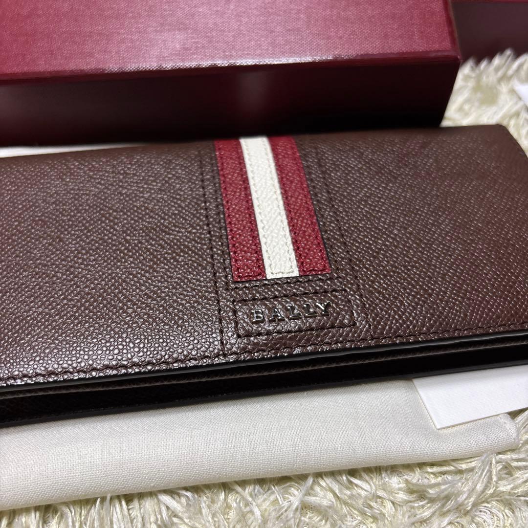 【ほぼ新品】 BALLY 長財布 サフィアーノ トレインスポッティング ブラウン