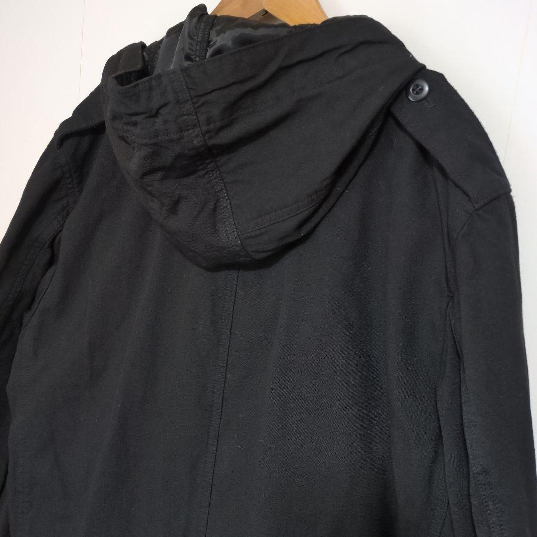 【専用】コムデギャルソンオム　AD2015　モッズコート　黒　フード　　L