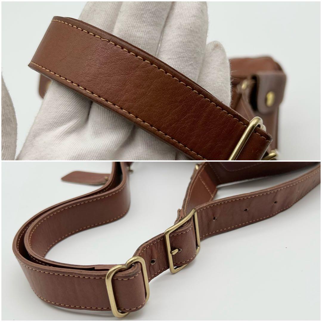 COACH ウエストポーチ ウエスト バッグ ボディバッグ レザー ブラウン