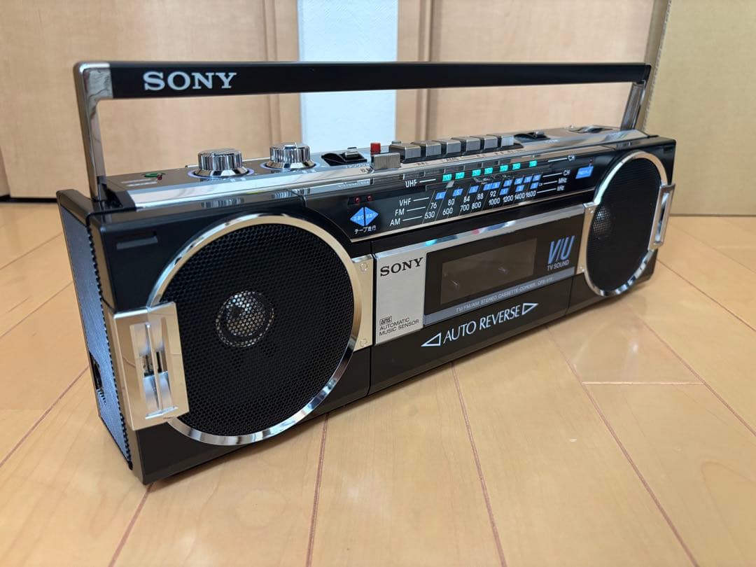 SONY CFSーV11 カセットレコーダー「ラジカセ」(動作品)【美品】