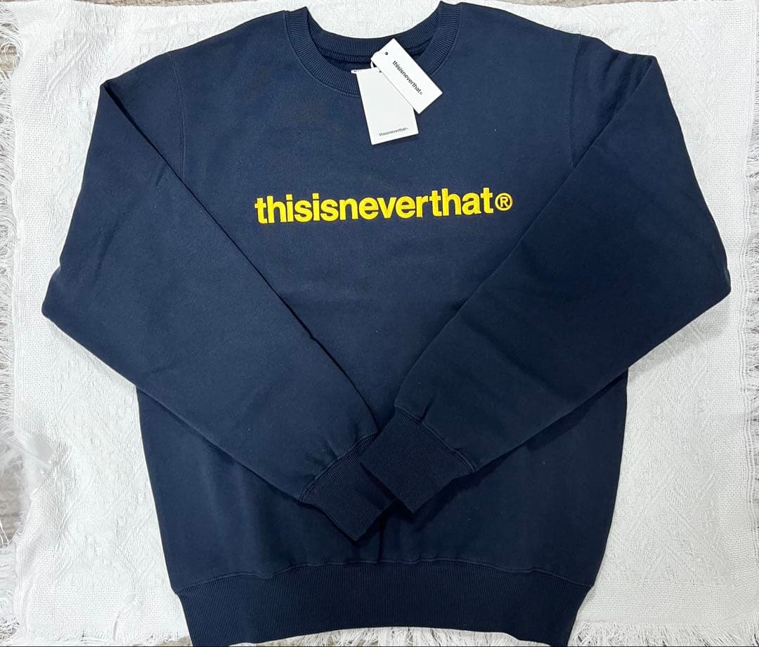 thisisneverthat T02 ネイビー トレーナー