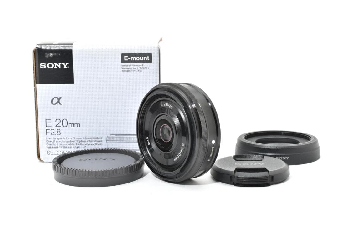 美品 SONY ソニー E 20mm F2.8 SEL20F28 H095