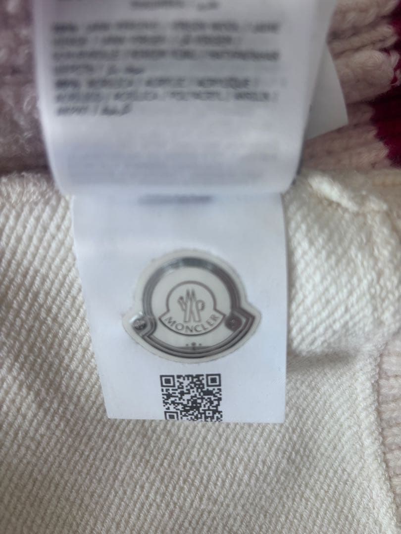 モンクレール★ビッグロゴスウェット★サイズXS★ホワイト