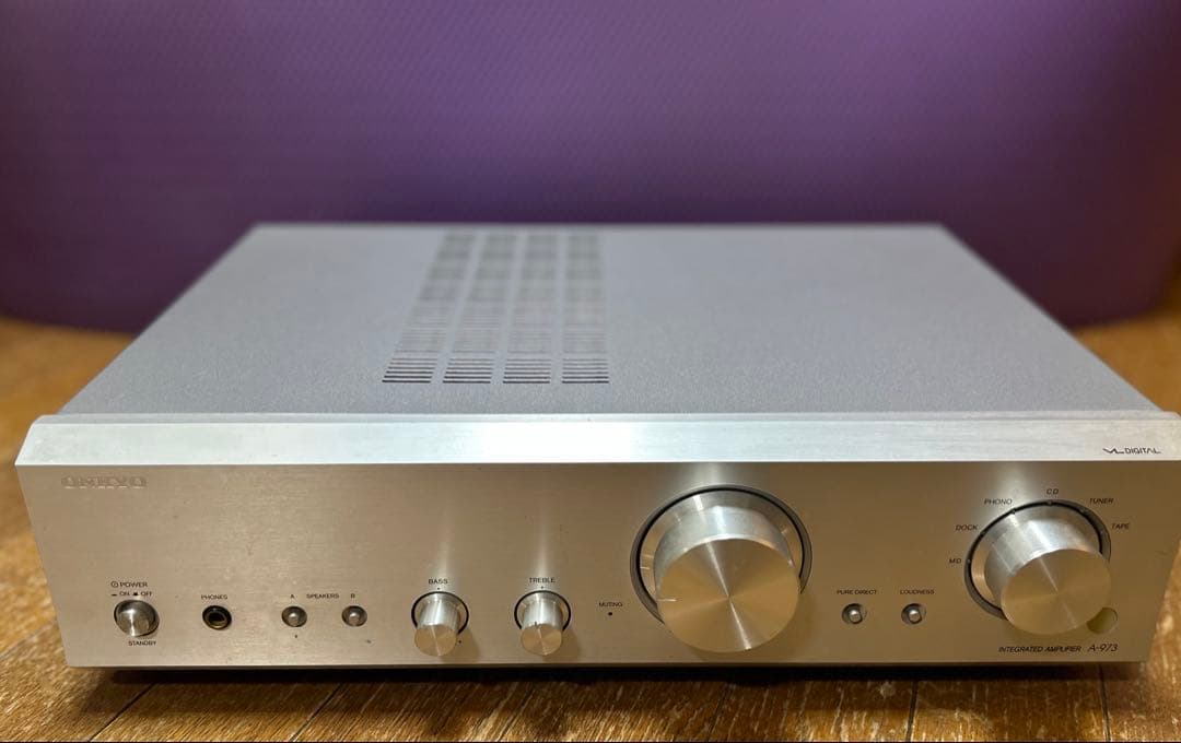 ONKYO プリメインアンプ 最大出力85W+85W A-973(S) シルバー