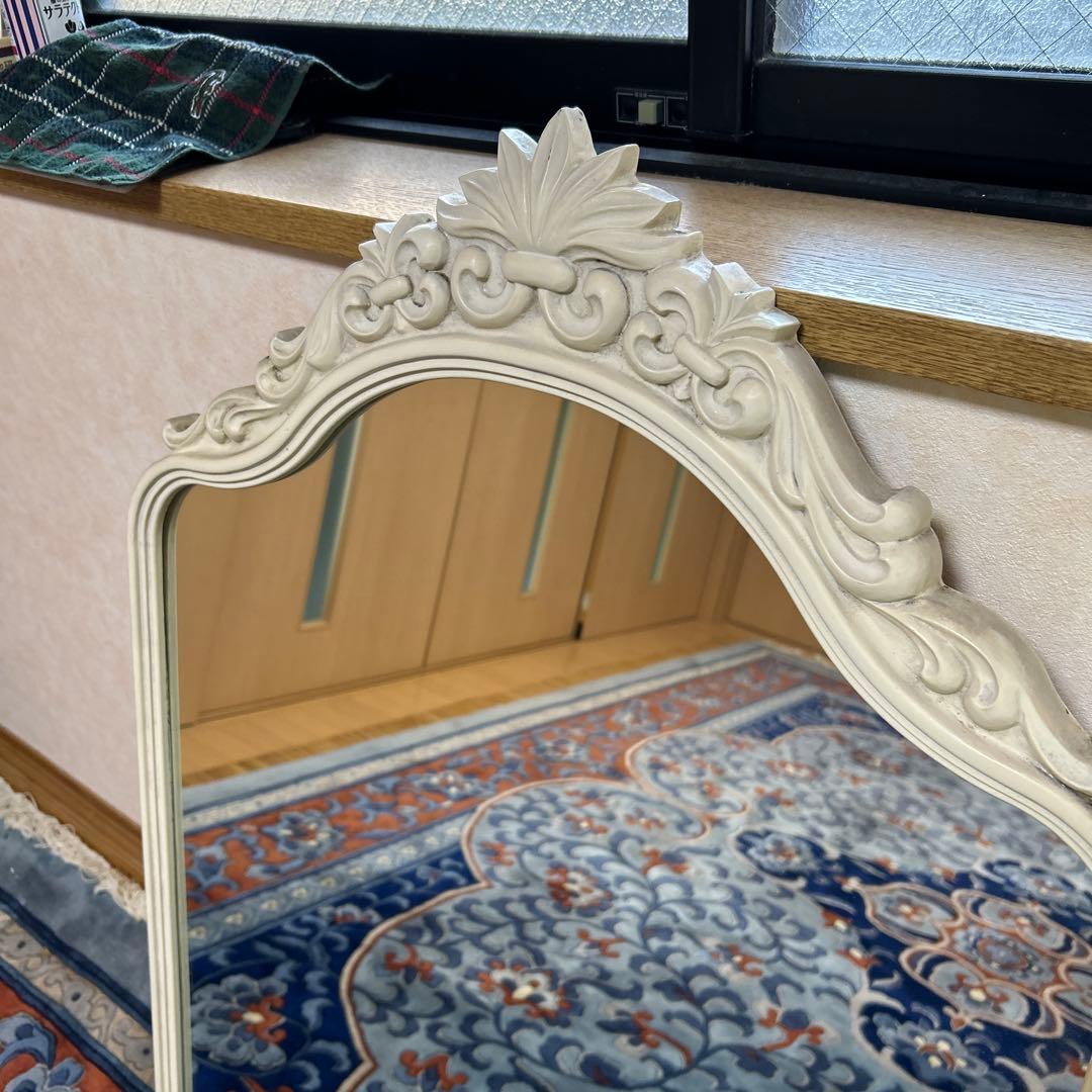 店舗什器アンティーク　mirror 美容院　鏡