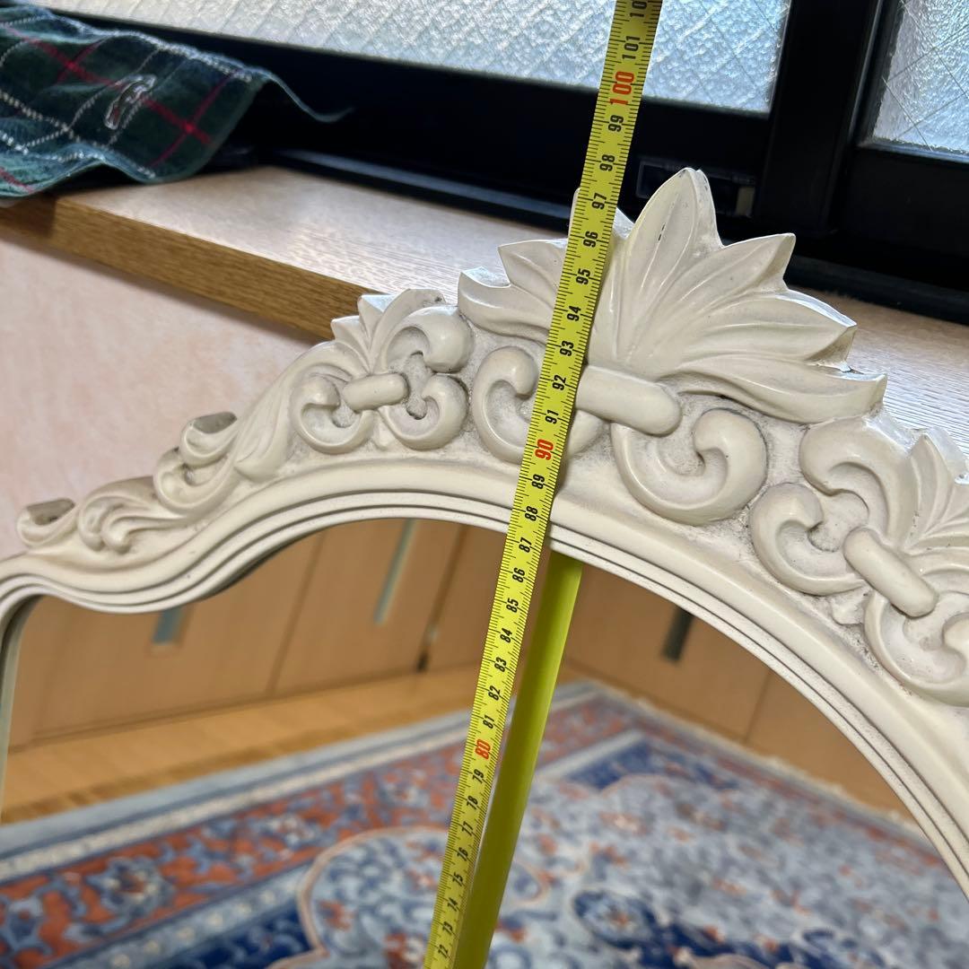 店舗什器アンティーク　mirror 美容院　鏡