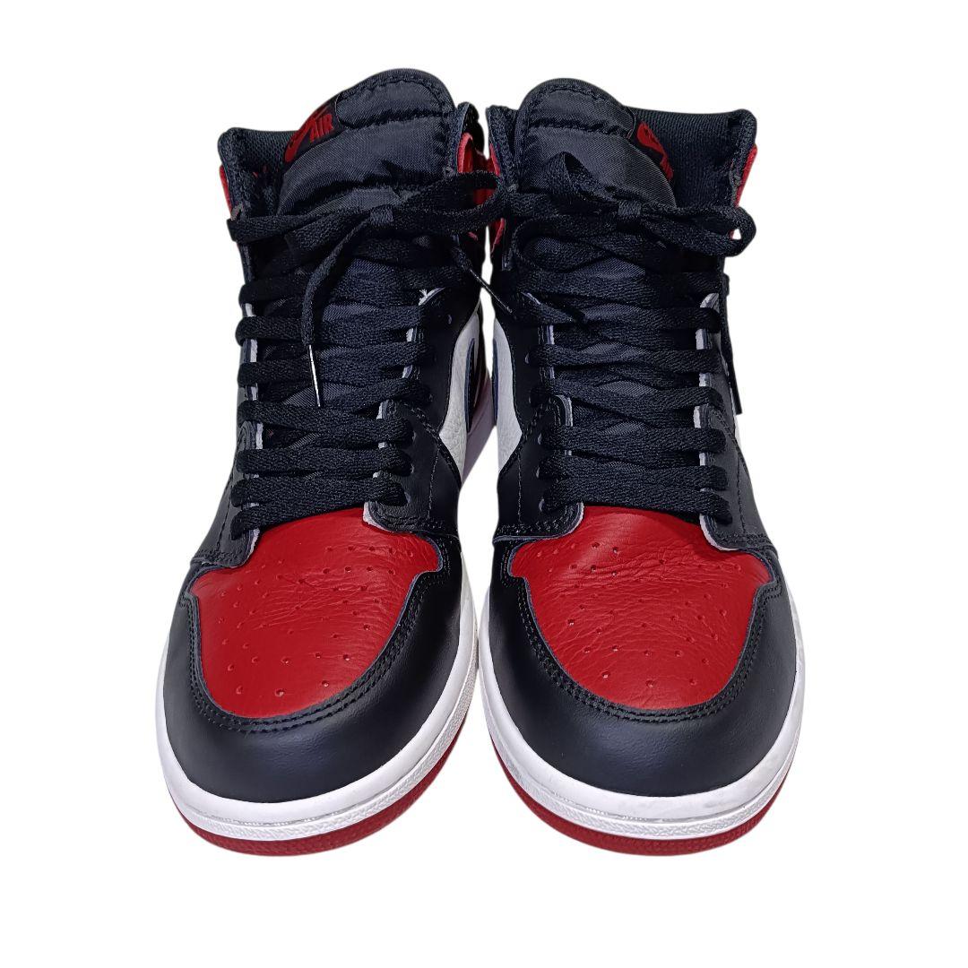 極美品♪ナイキ AIR JORDAN 1 レトロ ハイ ブレッド トゥー 29