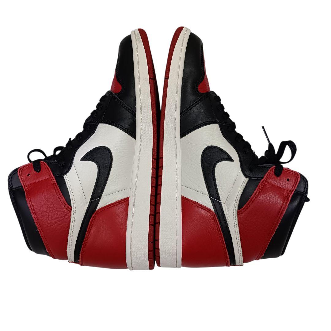 極美品♪ナイキ AIR JORDAN 1 レトロ ハイ ブレッド トゥー 29