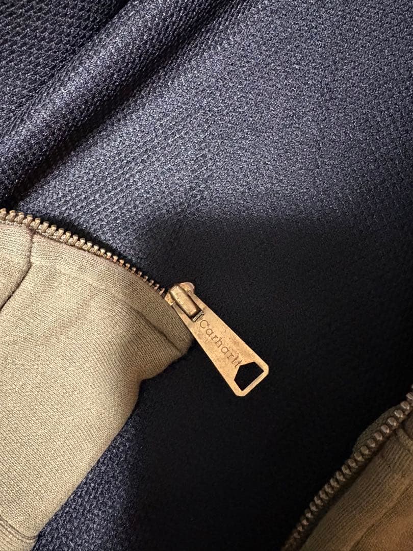 Carhartt フード付きジップパーカー Lサイズ オリーブ