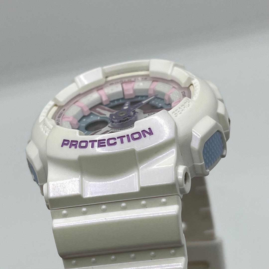 【未使用】CASIO BA-110FH-7AJF 腕時計　ベビーG 白　ピンク