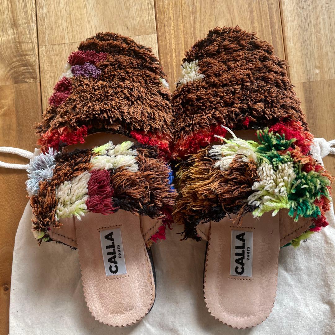 値下げCALLA parisモロッコサンダルサボrokuロクビューティ＆ユース