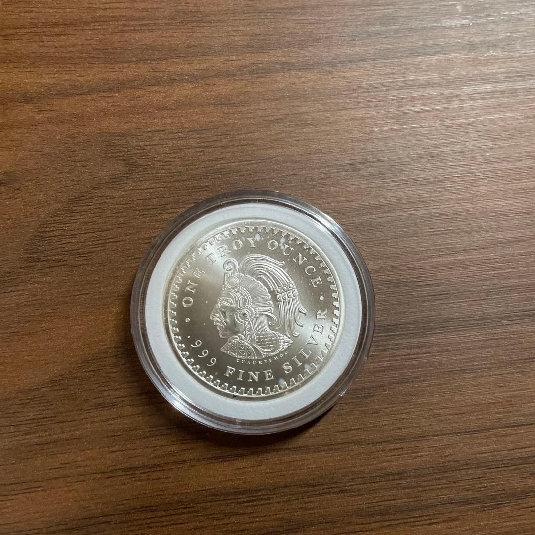 アメリカ「アステカ暦」純銀 1オンス銀貨 メダル