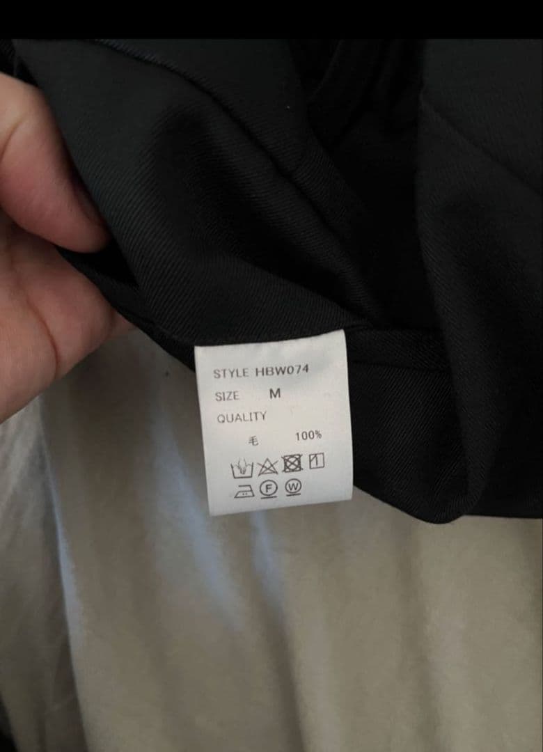 り*じ様 【美品】MBハイエンド尾州ウールファティーグブラックM