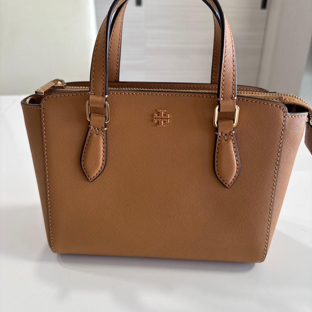 美品　サフィアーノ　ベージュ　ゴールド　ミニバッグ　ショルダーバッグとしても