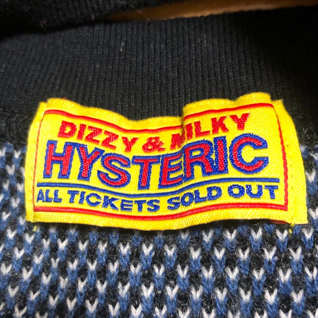 ヒステリックグラマー ニット セーター ビックヒスガールズロゴ　両面ロゴ入り