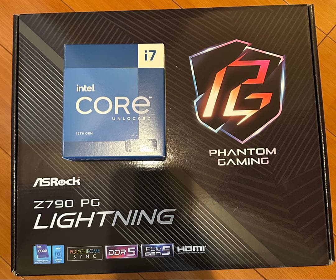 CPU Intel Core i7 13700k Z790 PG Lightning