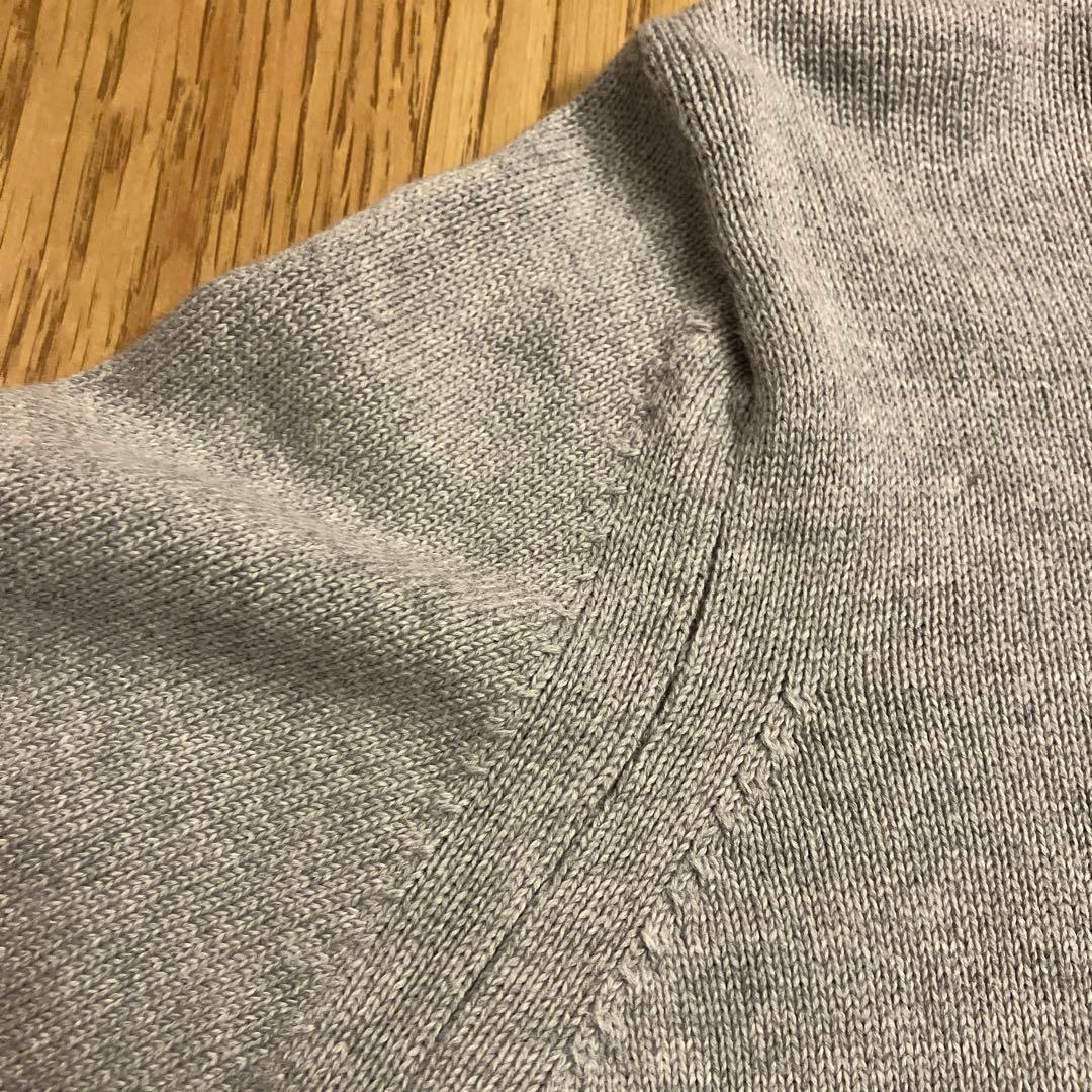 JOHN SMEDLEY シーアイランドコットン ニット グレー S