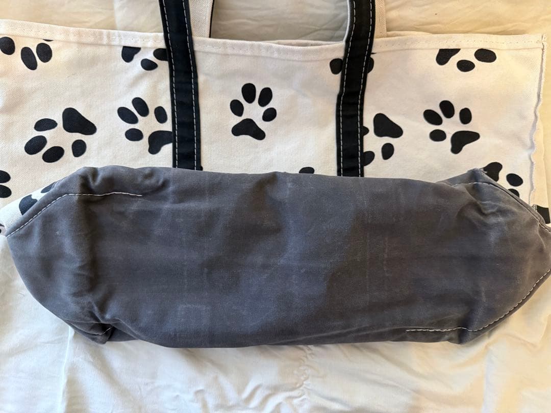 90s 希少　エルエルビーン　トートバッグ 足跡 LLBEAN レア