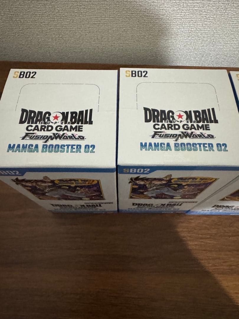 ドラゴンボール・フュージョンワールド MANGA BOOSTER02！×4BOX