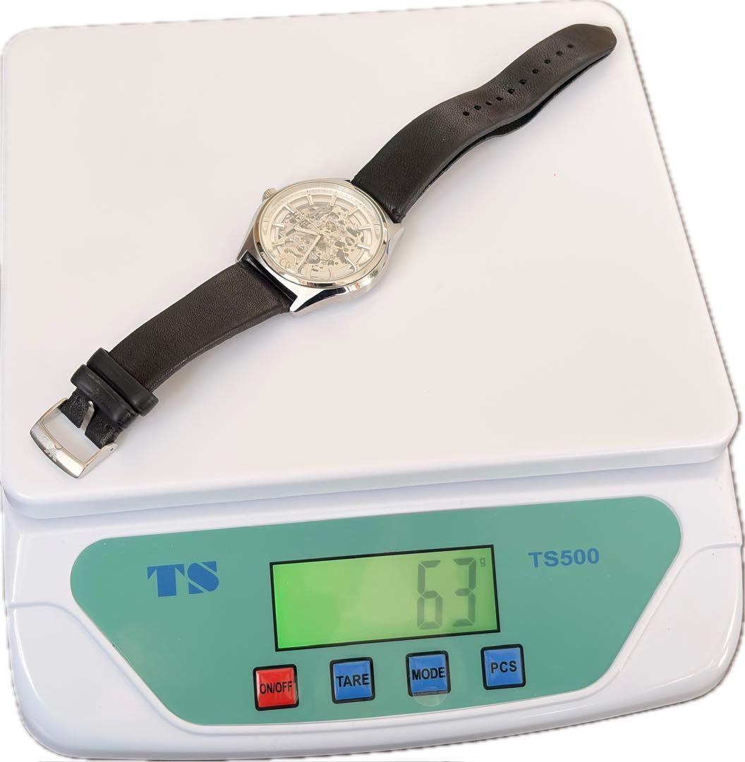 エンポリオアルマーニ AR60003 スケルトン 自動巻き 腕時計 稼働