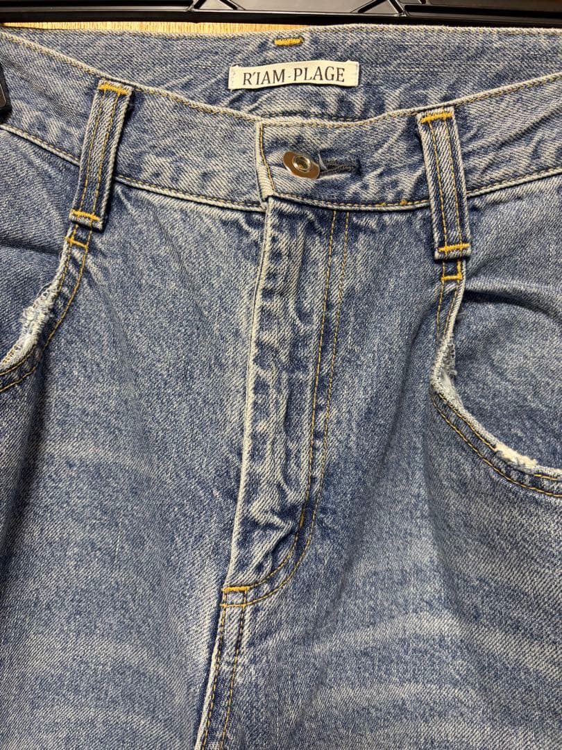 Plage RIAM WIDE DENIM 【38】 ブルーA