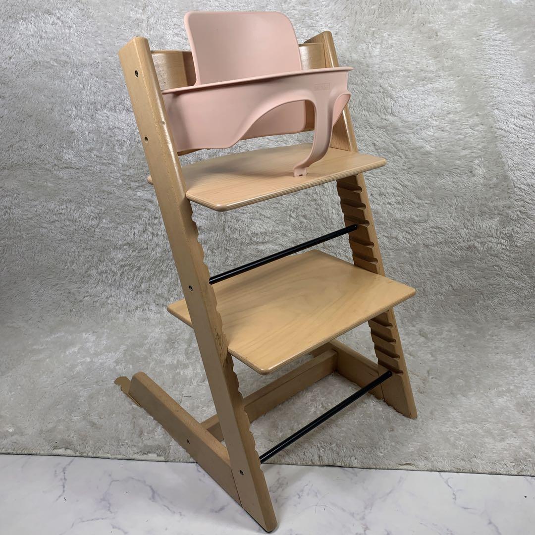 STOKKE TRIP TRAP ベビーチェアS/N 4 ベビーセット付