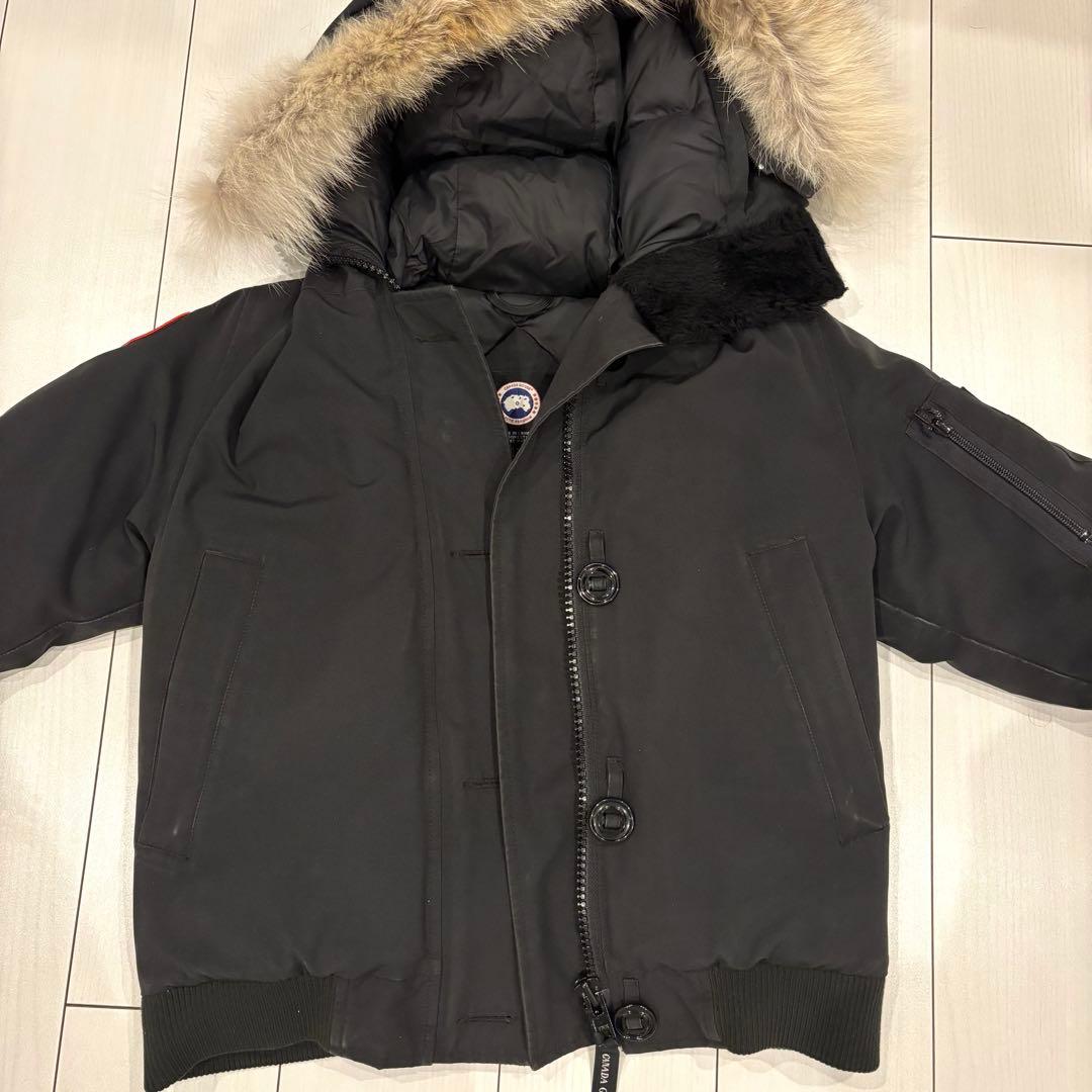 【カナダグース】ラブラドールボンバー ショートダウン ブラック コヨーテファー