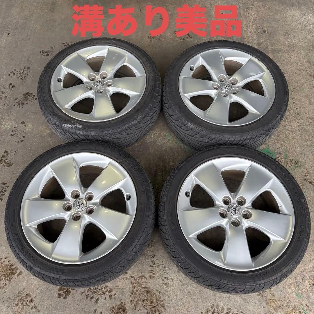 【美品】30プリウス ツーリングホイール 4本セット タイヤ溝あり