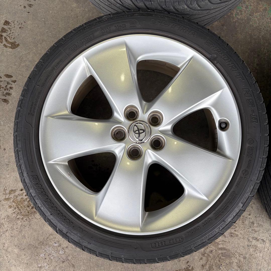 【美品】30プリウス ツーリングホイール 4本セット タイヤ溝あり