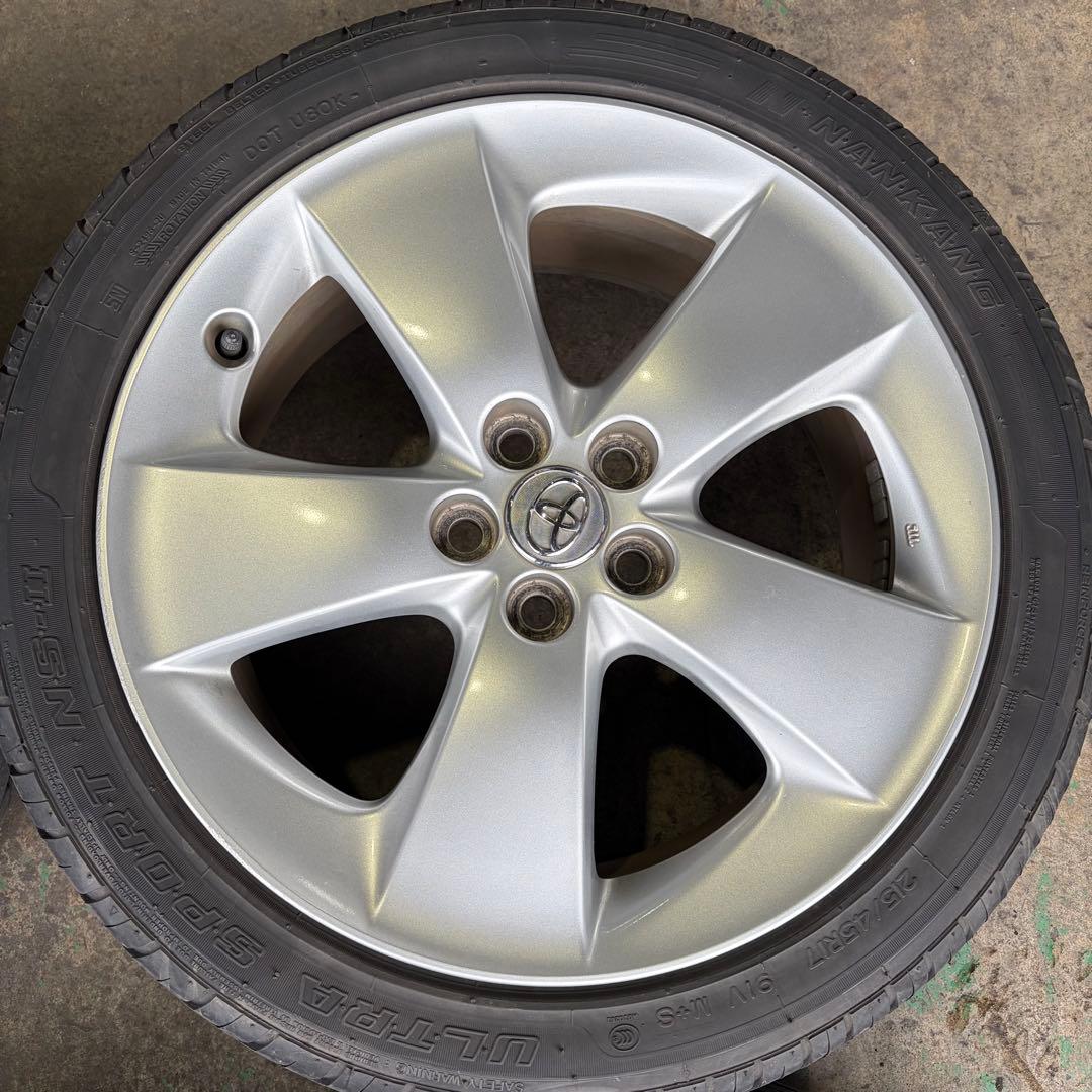 【美品】30プリウス ツーリングホイール 4本セット タイヤ溝あり