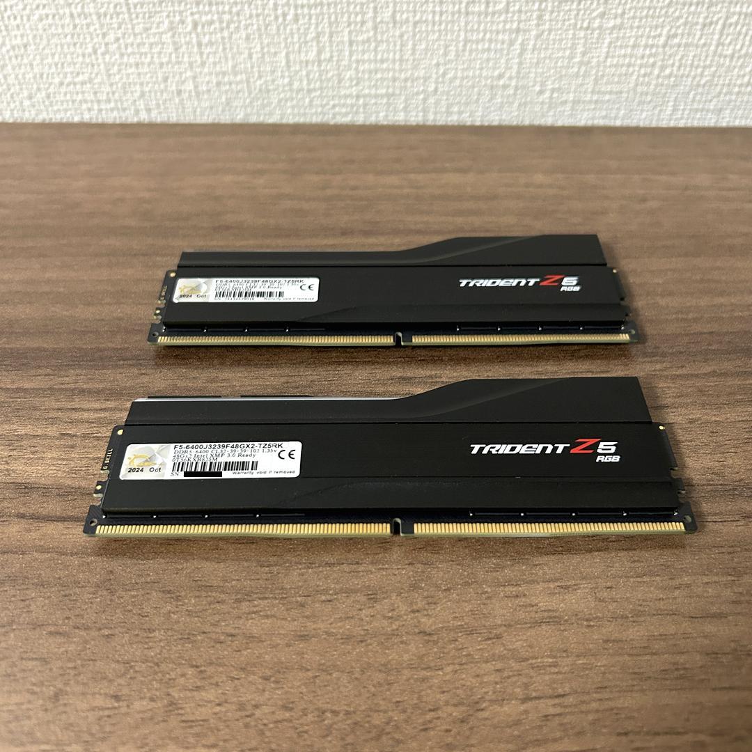 G.SKill DDR5-6400 48GB×2枚 計96GB